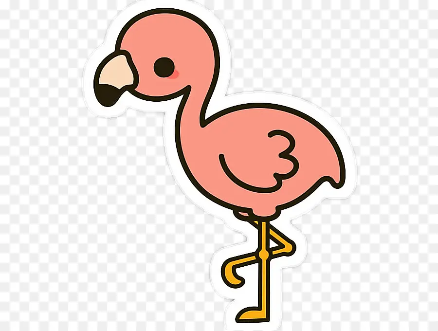 Dibujo，Flamingo PNG