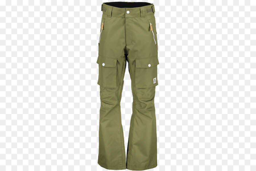 Pantalones Tipo Cargo，Caqui PNG