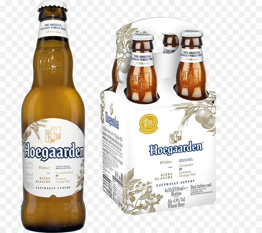 Cerveza Hoegaarden，Botella PNG