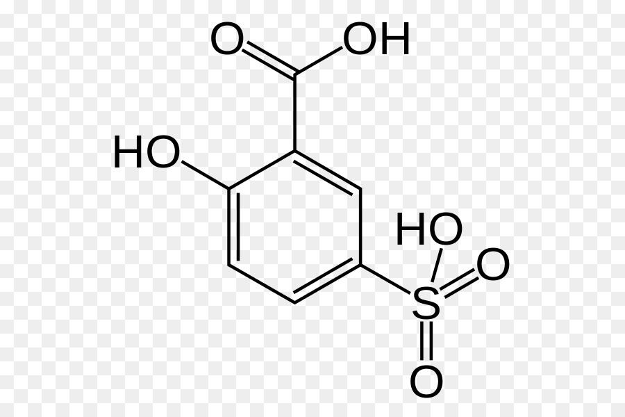 El ácido Benzoico，5sulfosalicylic ácido PNG