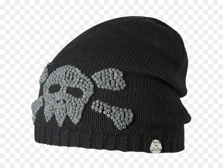 Gorro Negro Con Calavera，Cráneo PNG