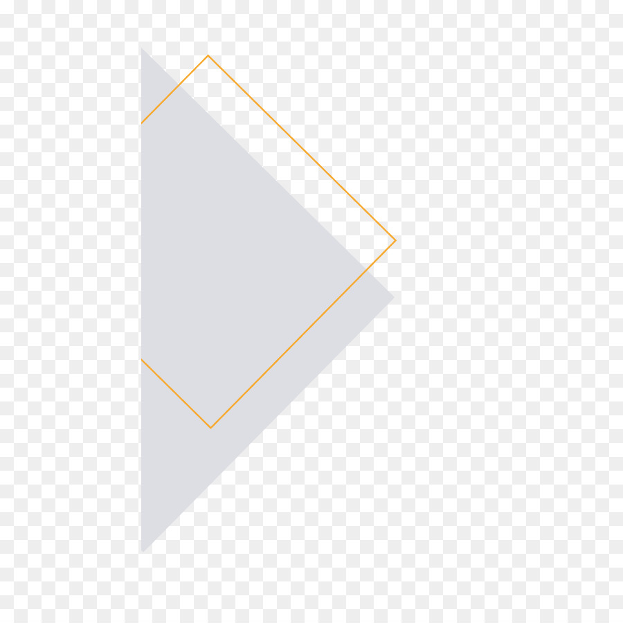 Diamante Gris Con Contorno Naranja，Diamante PNG