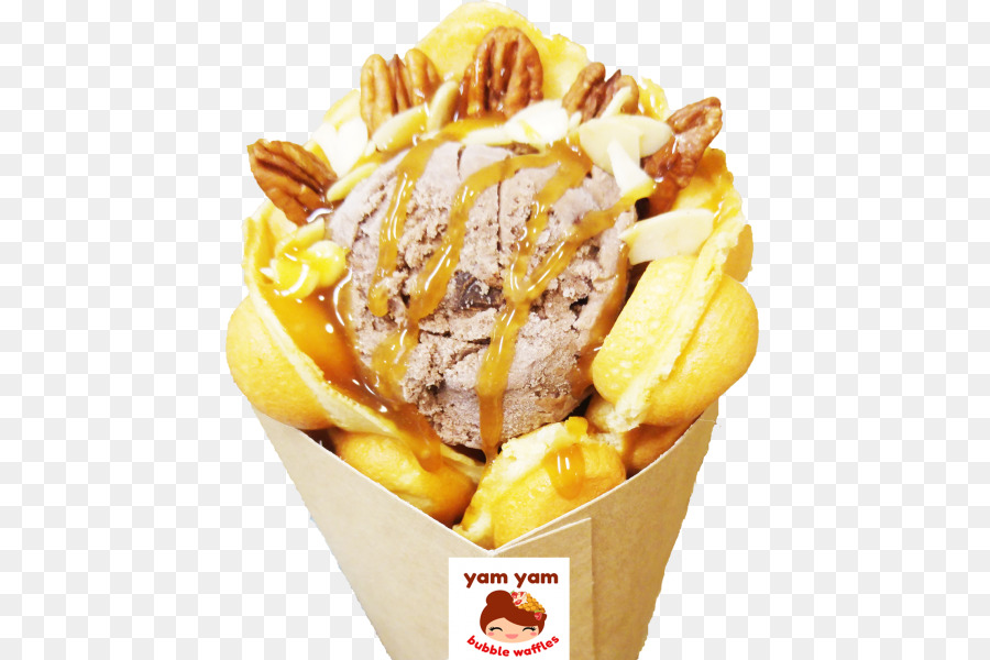 Helado，Waffle PNG