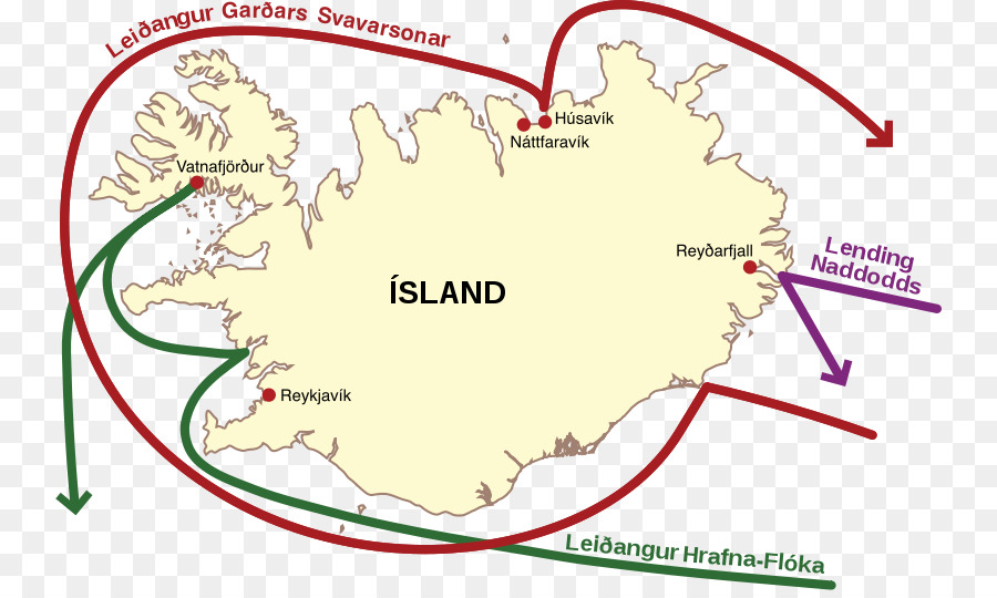 Islandia，Landnámabók PNG