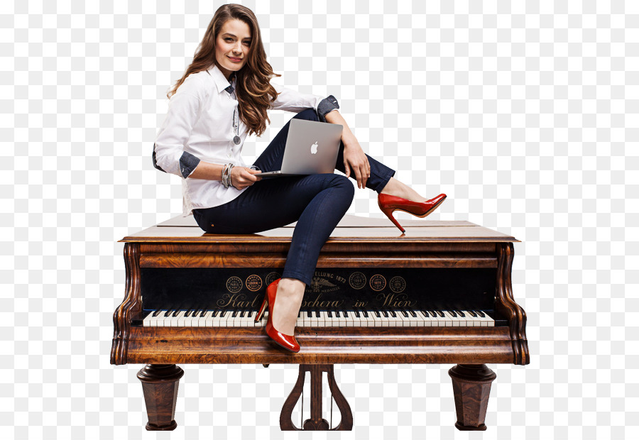 Mujer En El Piano，Música PNG