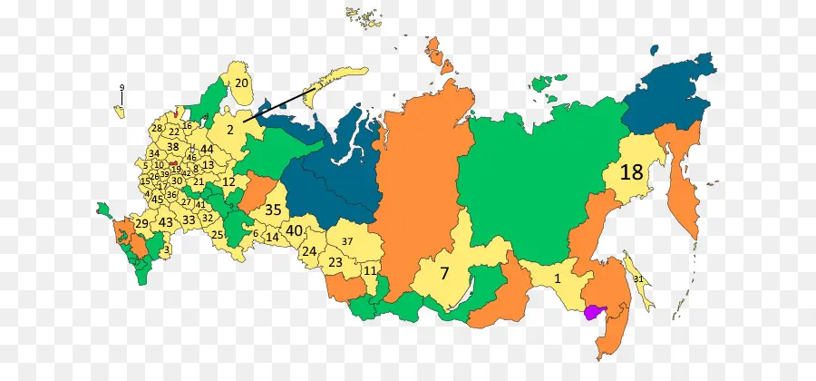 Mapa De Rusia，País PNG