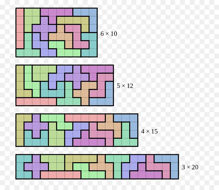 Tetris，Pentomino PNG