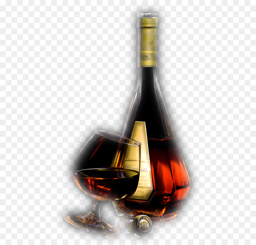 Botella De Licor，Vaso PNG