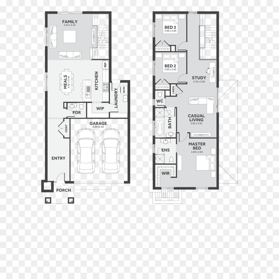 Plan De Piso，Muebles PNG