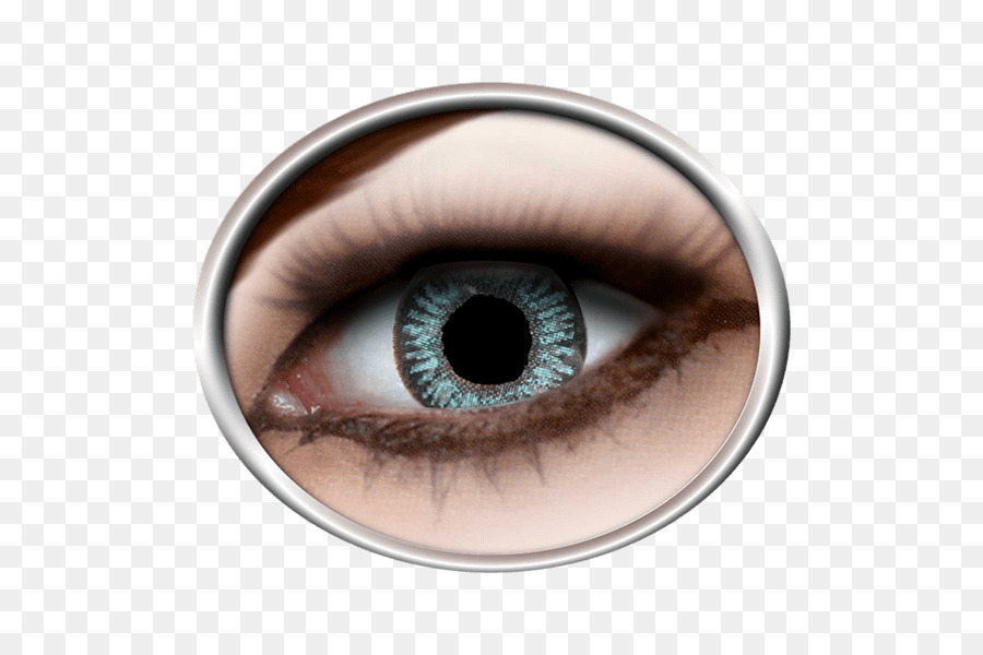 Lente De Contacto Azul，Ojo PNG