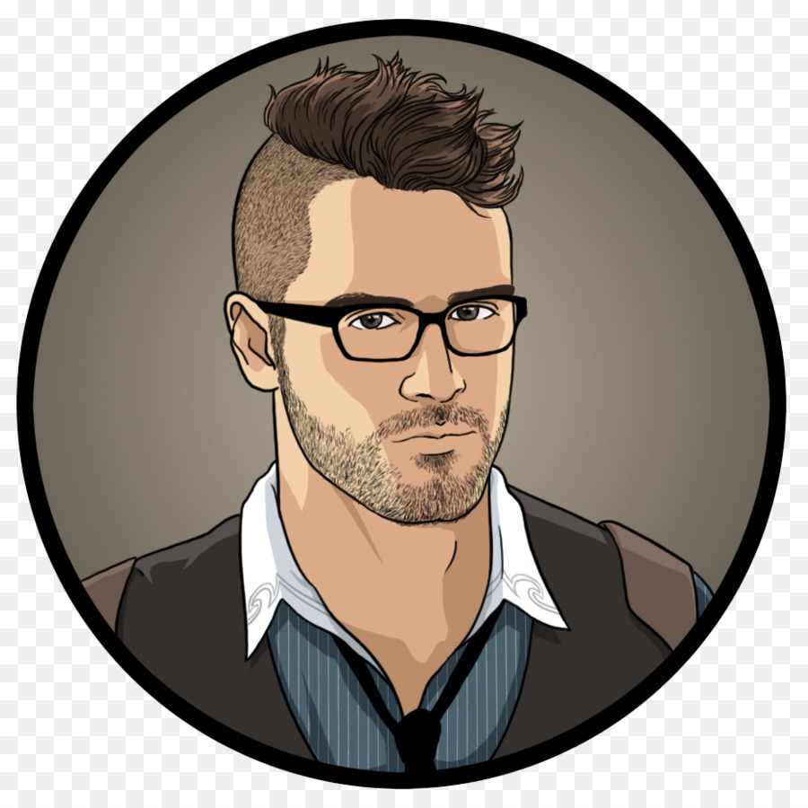 Hombre Con Gafas，Anteojos PNG