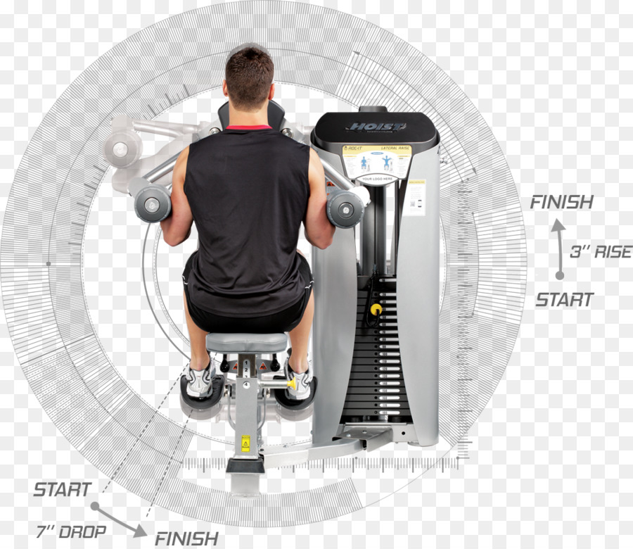 Máquina De Ejercicio，Elevación Lateral PNG