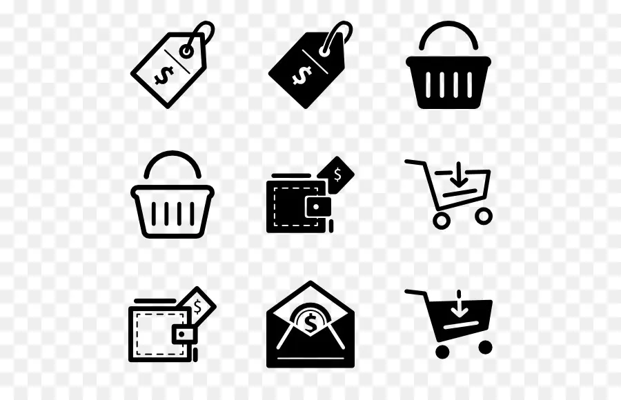 Iconos De Compras，Etiqueta De Precio PNG