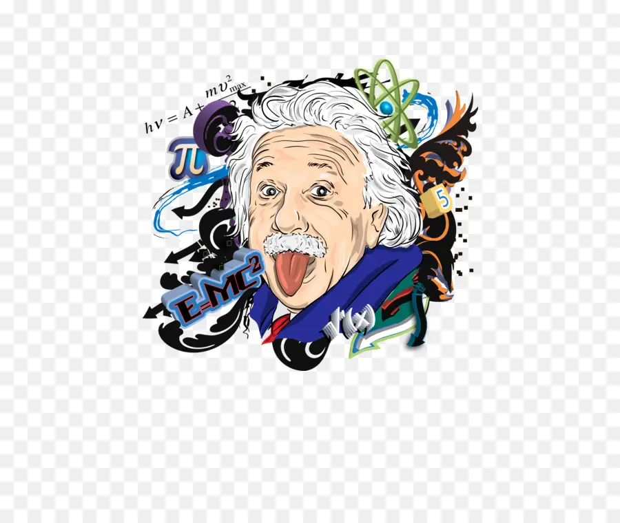 Albert Einstein，Camiseta PNG