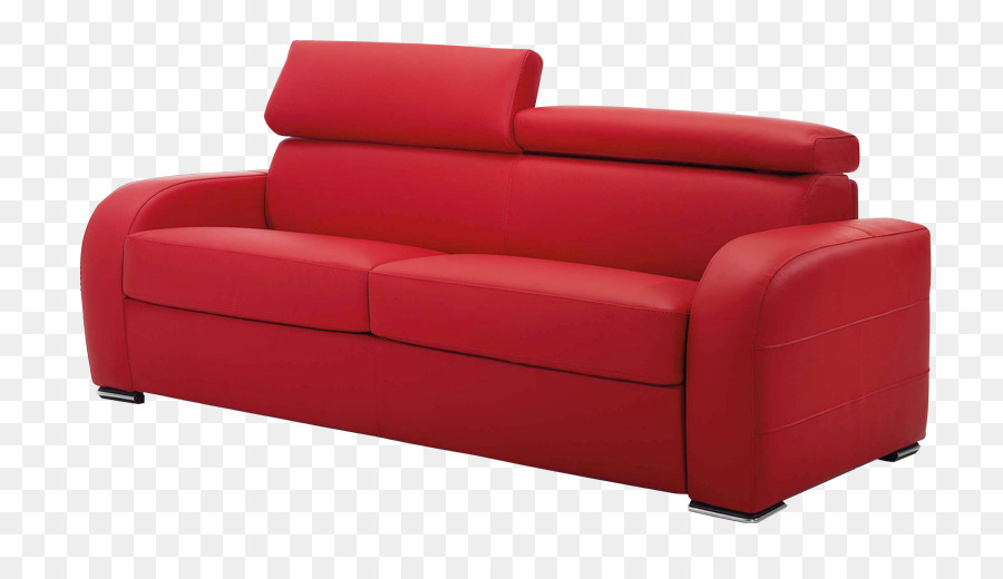 Sofá Rojo，Muebles PNG