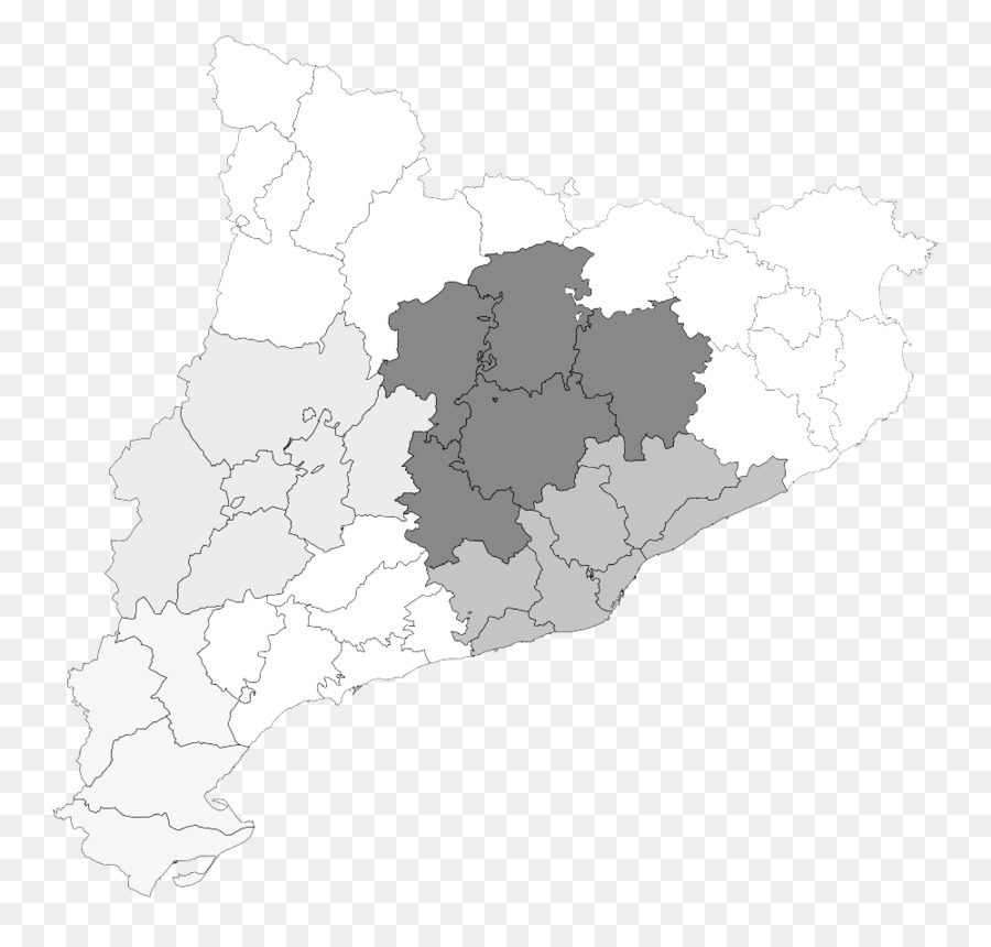 Cataluña，Mapa PNG