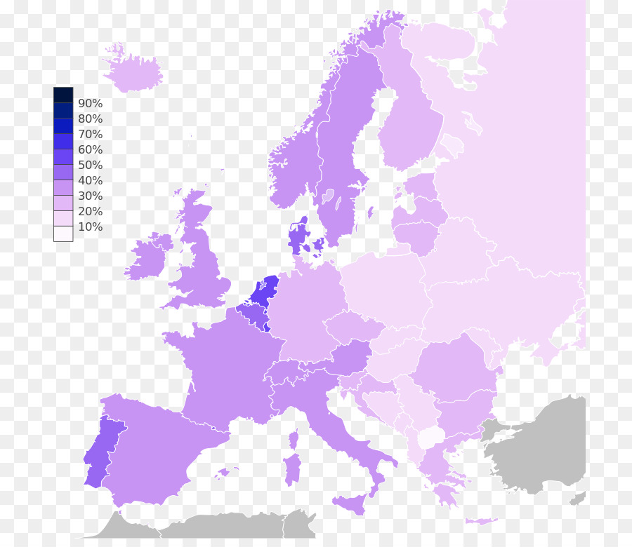 Mapa De Europa，Países PNG