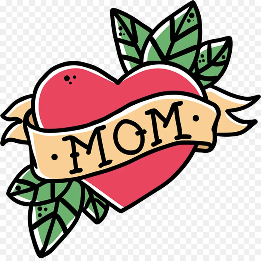 Tatuaje De Corazón，Mamá PNG