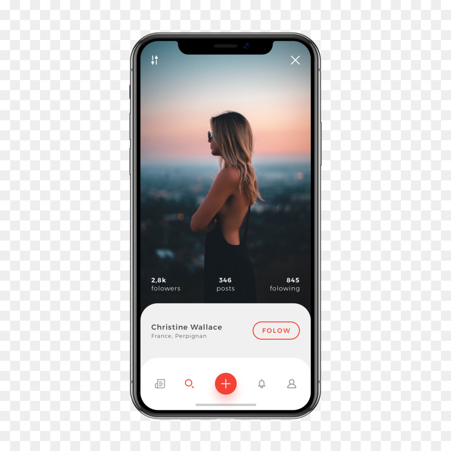 Iphone X，Diseño De Interfaz De Usuario PNG