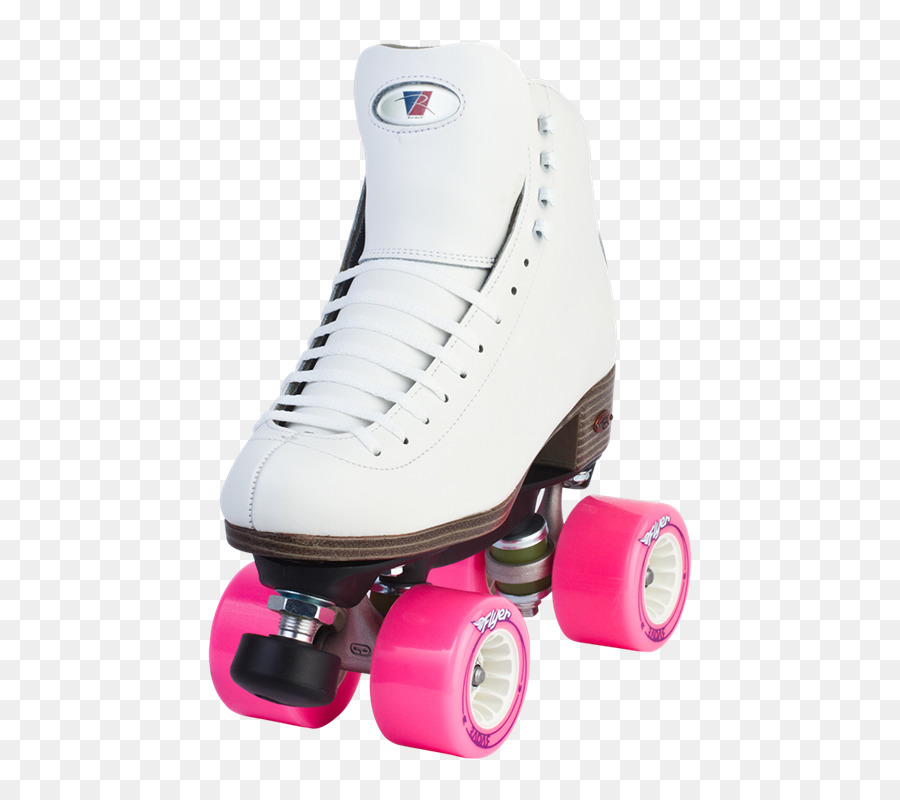 Patines Blancos，Cordones Rosas PNG