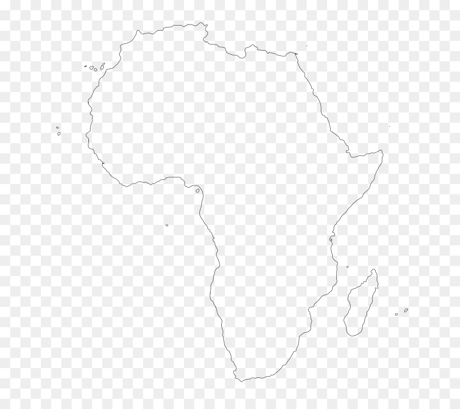 Mapa De áfrica，Continente PNG