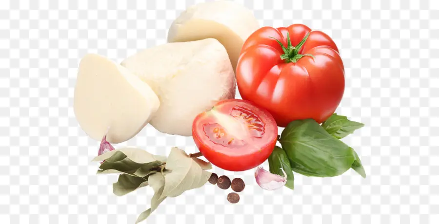 Tomate Y Queso，Albahaca PNG