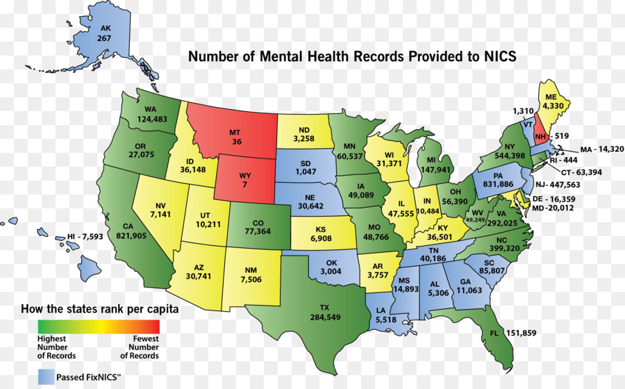 Estados Unidos，La Salud Mental PNG