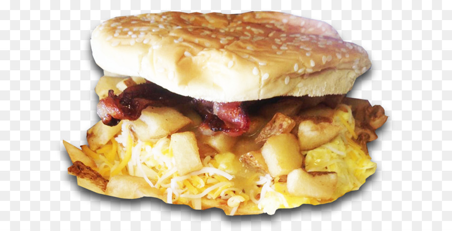 Sándwich De Desayuno，Hamburguesa Con Queso PNG