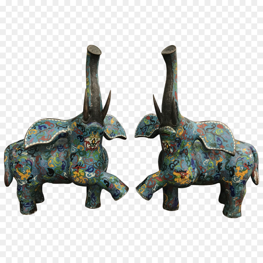 Elefante Indio，Bronce PNG