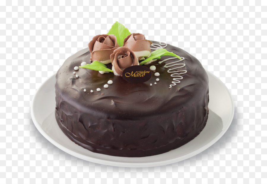 Pastel De Chocolate，La Tarta Sacher PNG