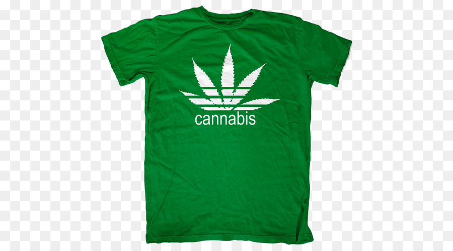 Camiseta Cannabis，Verde PNG