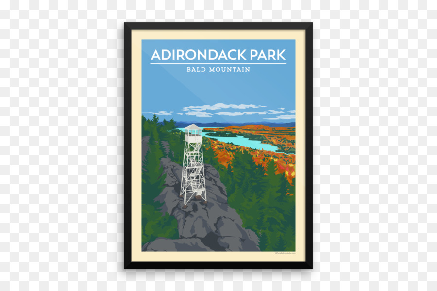 Bald Mountain，El Parque Adirondack PNG