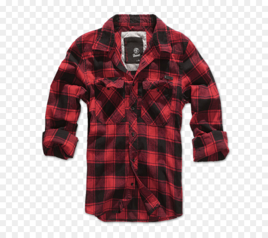 Camisa De Tartán Roja，Camisa PNG