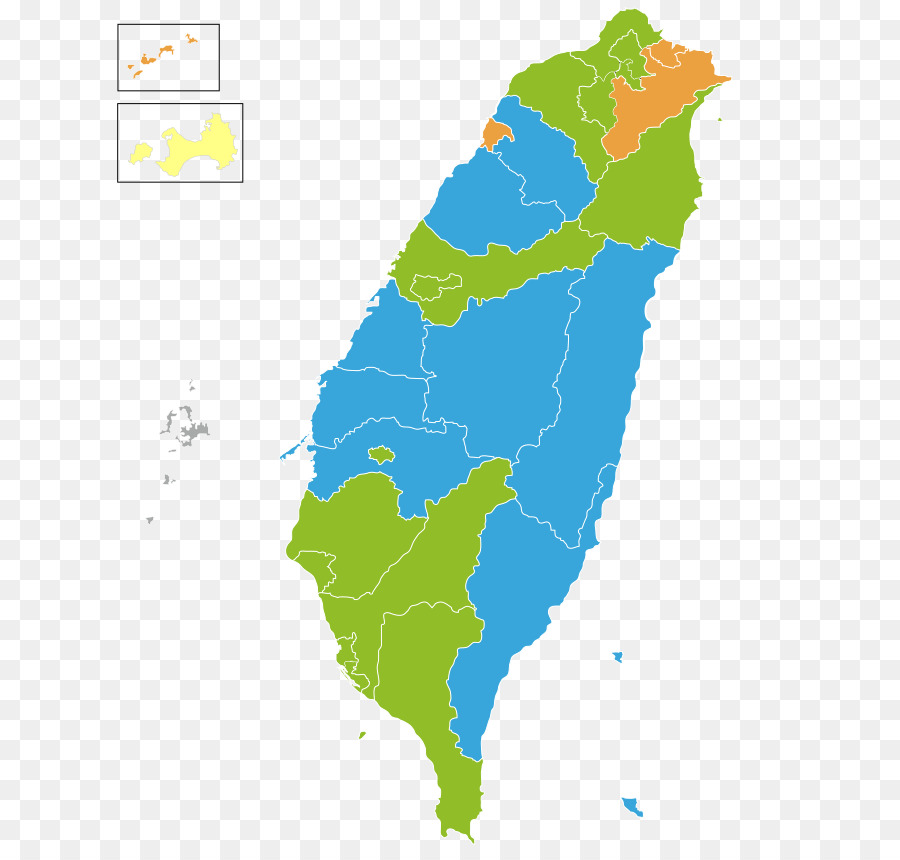 Mapa De Taiwán，País PNG