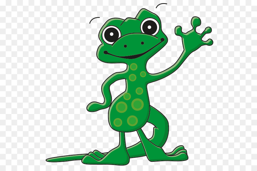 Lagarto Verde，Dibujos Animados PNG