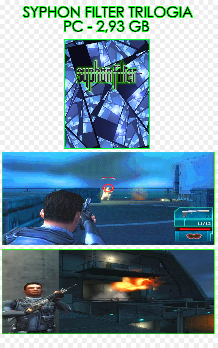 Syphon Filter Logan Shadow，Dispositivo De Visualización PNG