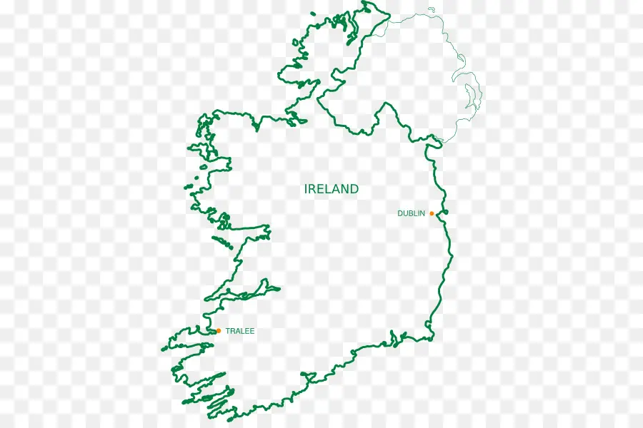 Mapa De Irlanda，País PNG