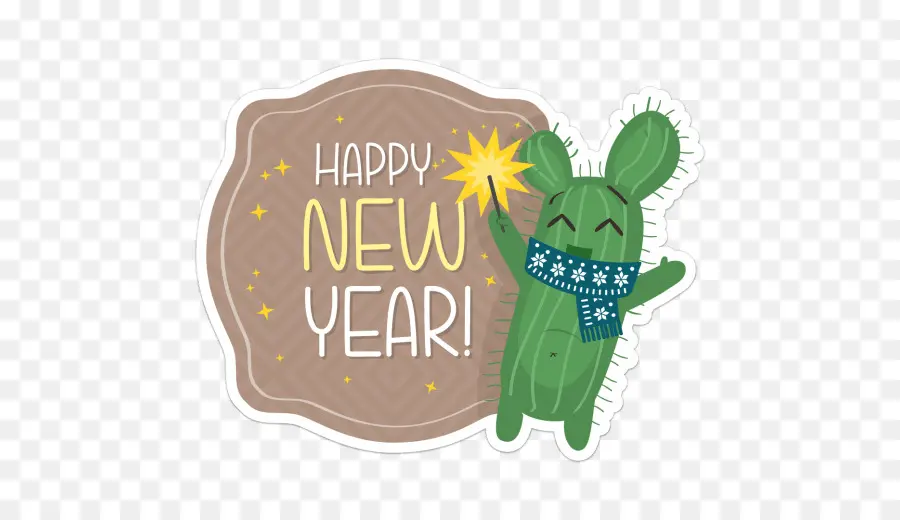 Cactus，Año Nuevo PNG