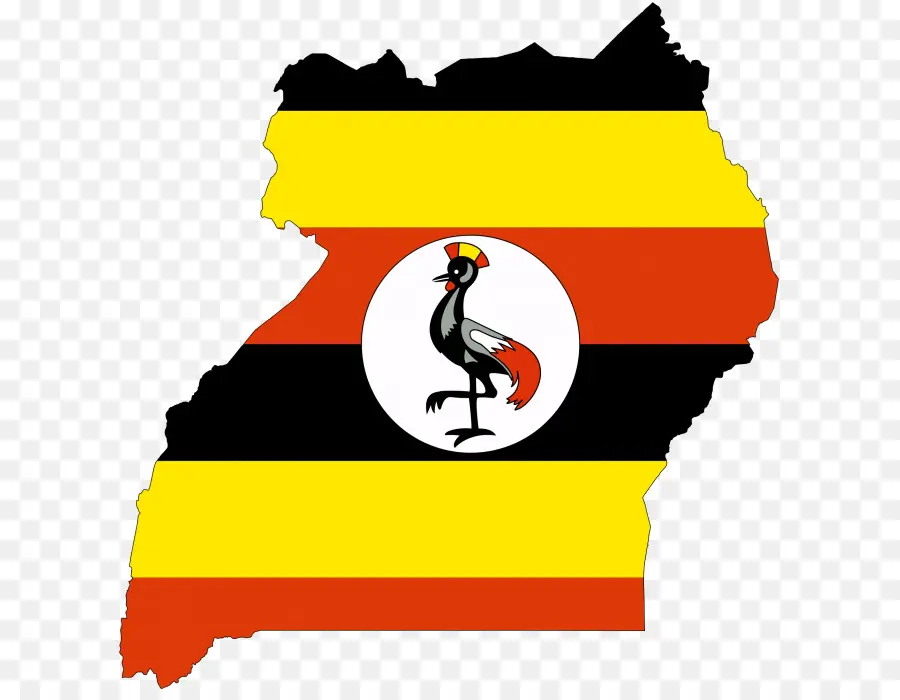 Uganda，Bandera De Uganda PNG