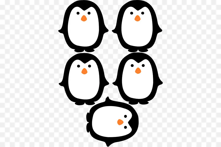 Pingüinos，Animales PNG