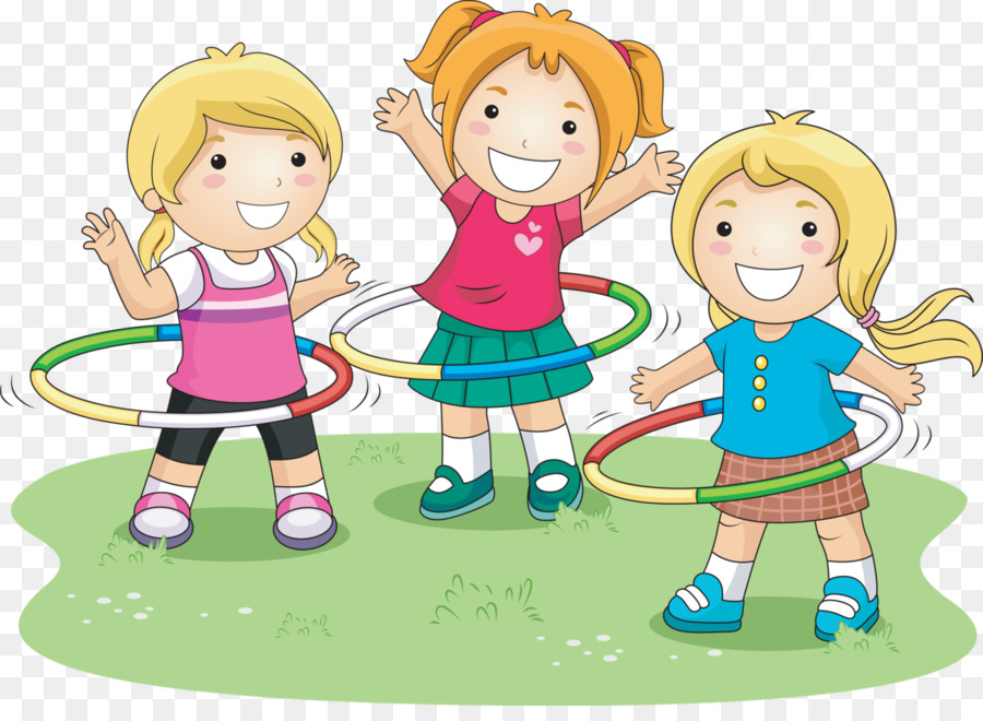 Niños Jugando Con Aros De Hula，Aros De Hula PNG