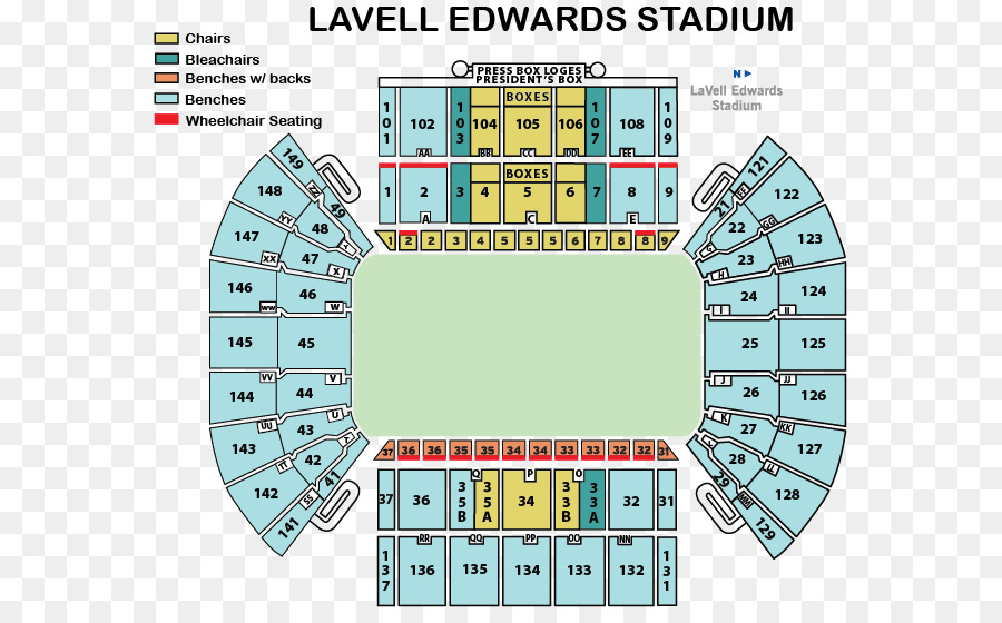 Lavell Edwards Stadium，Marriott Center PNG