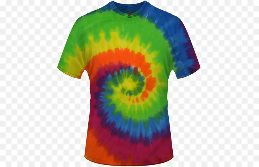 Camiseta，Tiedye PNG