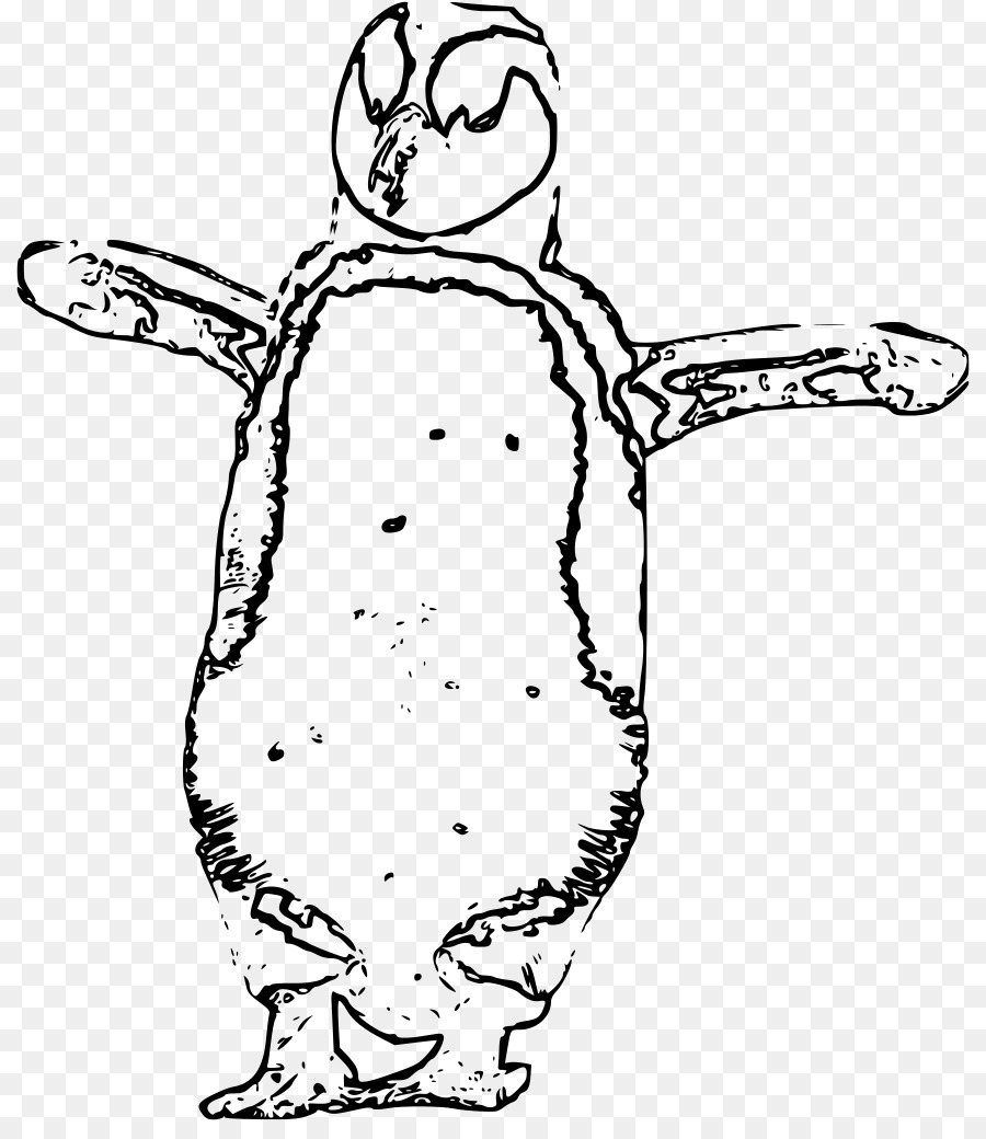 Pingüino，Dibujo PNG