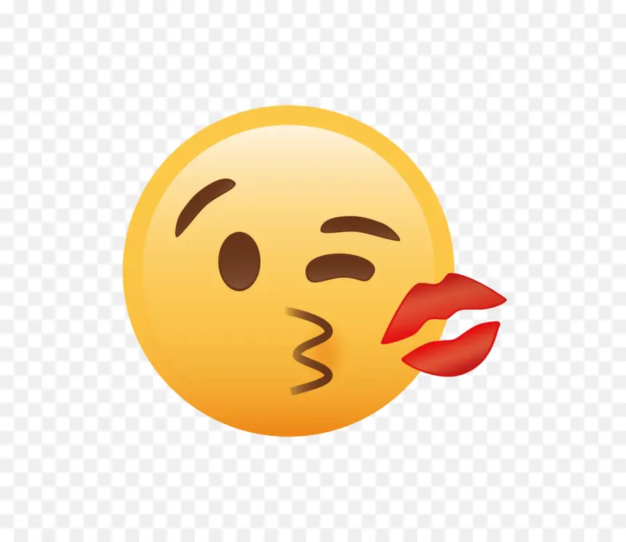 Emojis De Besos，Rostro PNG