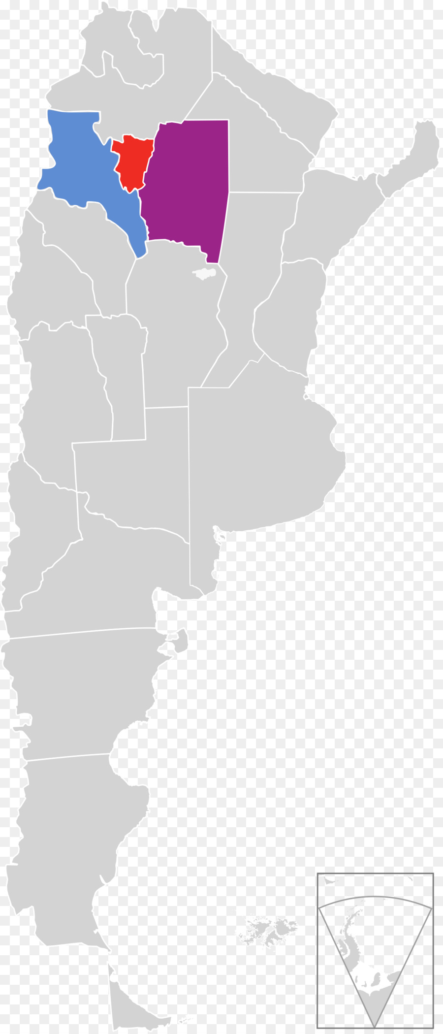 Provincia De Chaco，Mapa PNG