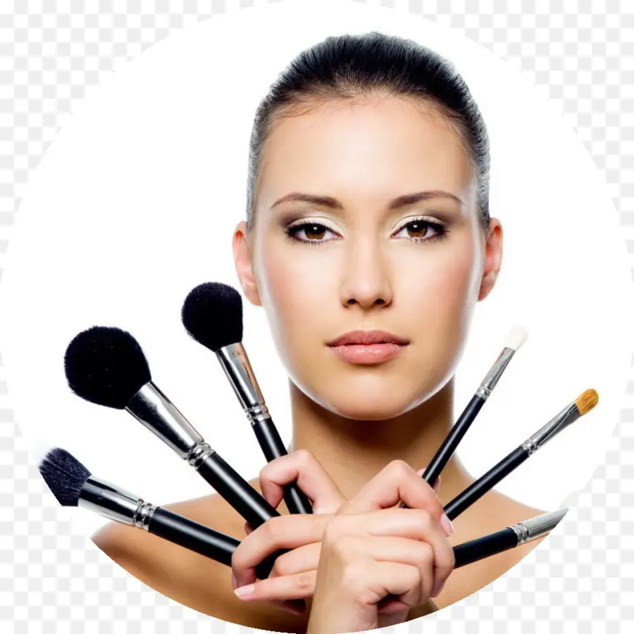 Pinceles De Maquillaje，Mujer PNG