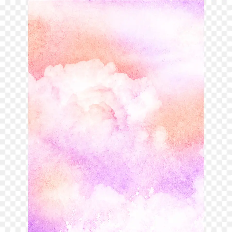 Nubes Coloridas，Pastel PNG