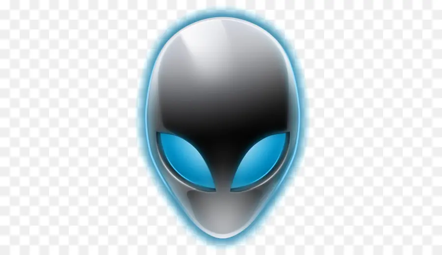 Cabeza Alienígena，Plata PNG