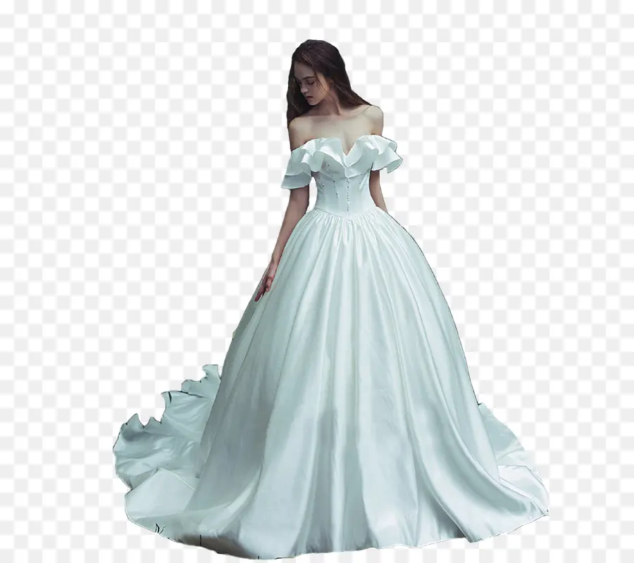 Vestido De Novia，Hombro PNG